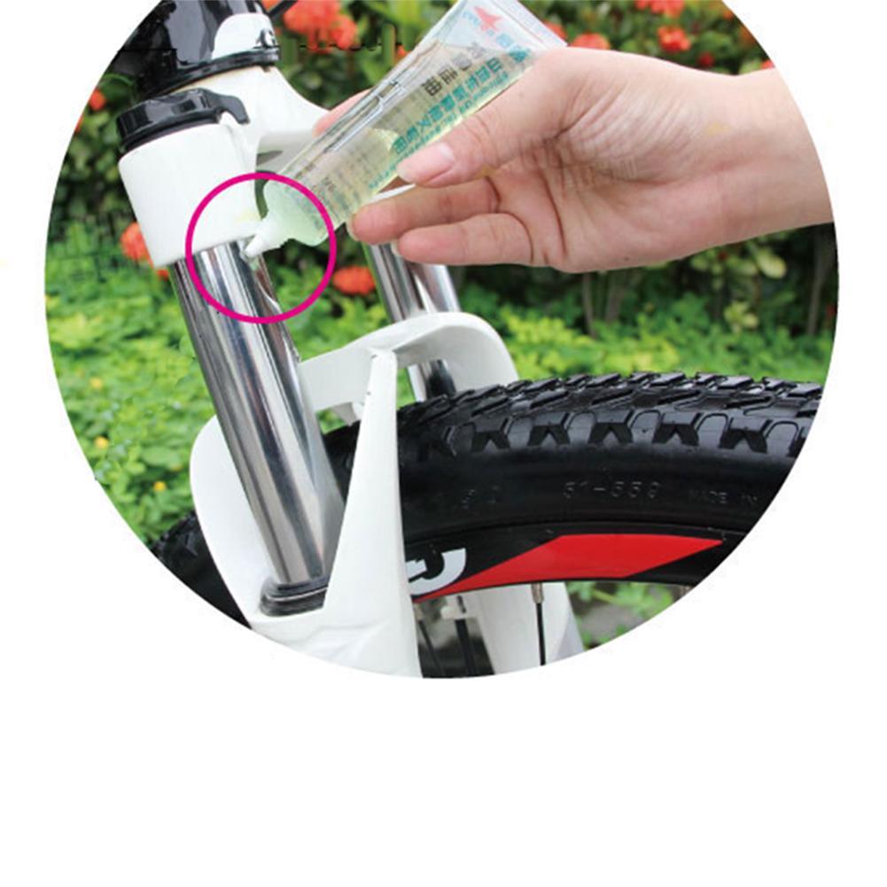 Fourche avant de vélo en Silicone spécial pour vtt, Suspension à huile, prévention de la rouille, fluide de lubrification, amortisseur de cyclisme, directe