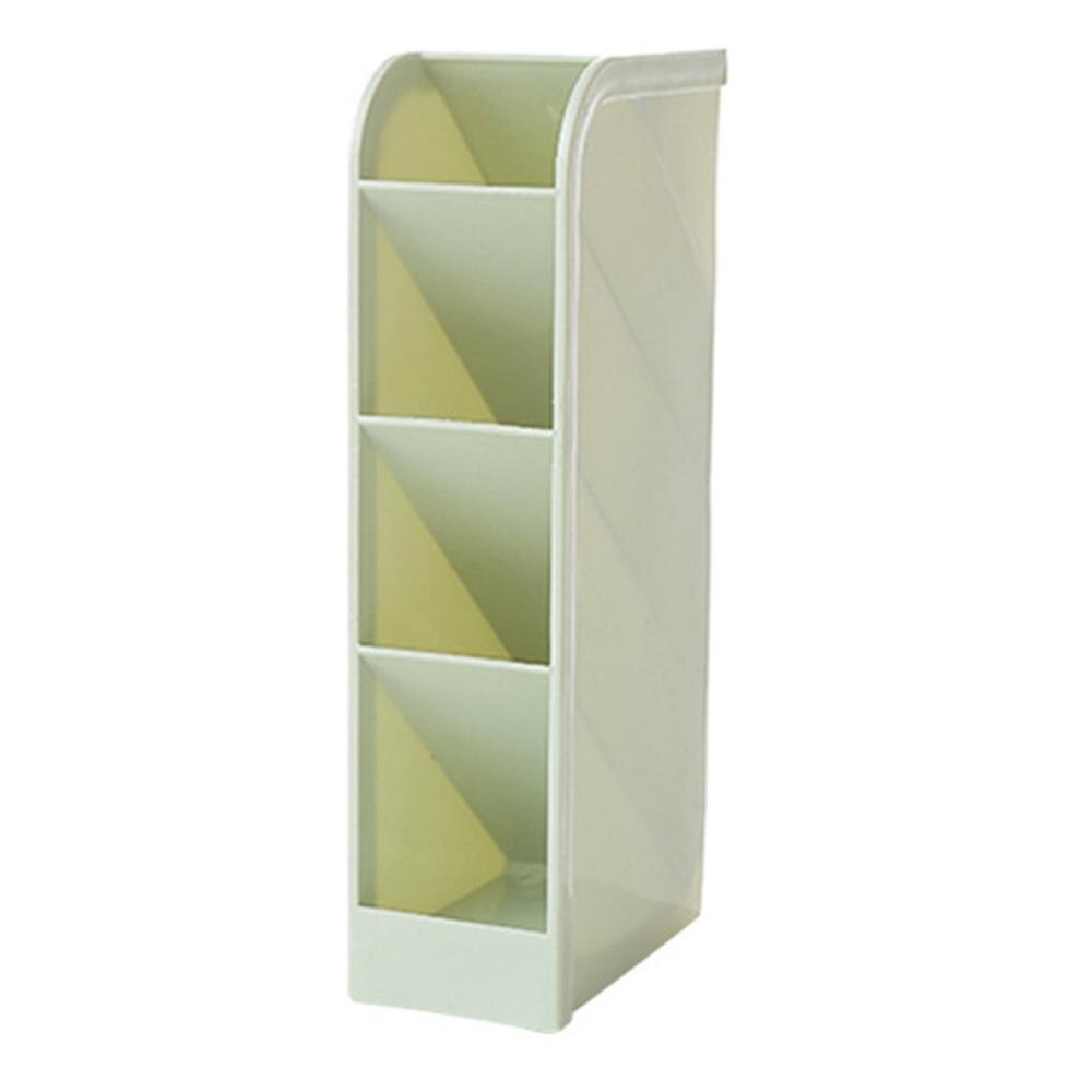 Ergonomic Desk Stationery Box Drawer Organizer Inclined Pen Holder office supplies Rectangular Stationery Organizer: green  S