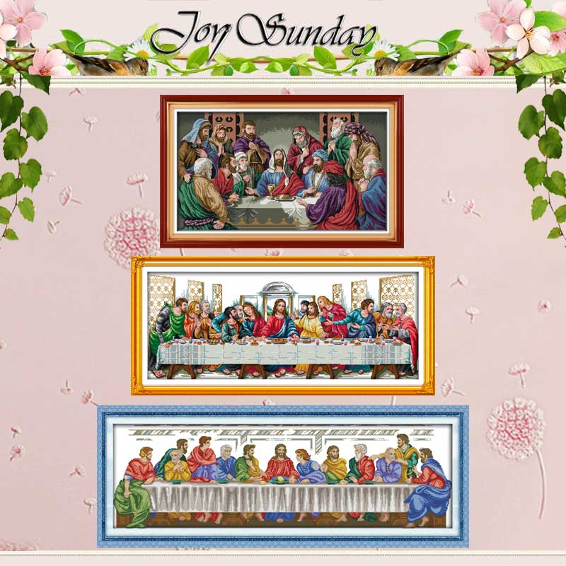 The Last Supper painting counted Cross Stitch 11CT 14CT Cross Stitch Set DIY Cross-stitch Kit Embroidery Needlework
