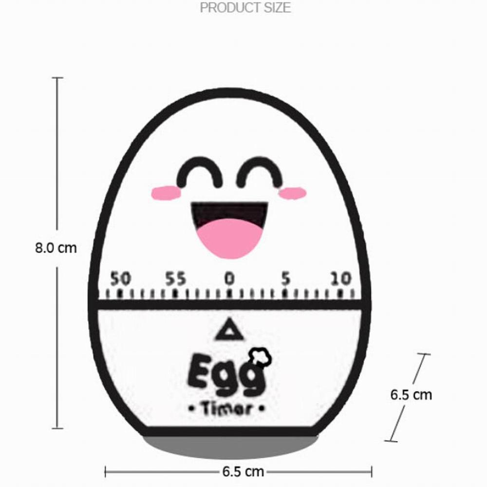 Mechanical Kitchen Timer Alarm Clock 60 Minutes Cartoon Egg Shape Kitchen Cooking Egg Timer Reminder minutnik kuchenny 25