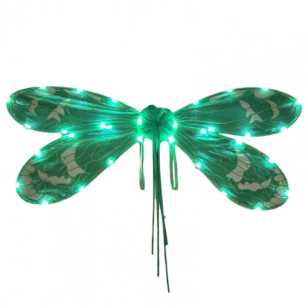 Costume d'Ailes de Libellule pour Femme, observateur, Brcorporelle, Dégradé, Dansant, Accessoires d'Habillage pour les Fêtes: WHITE