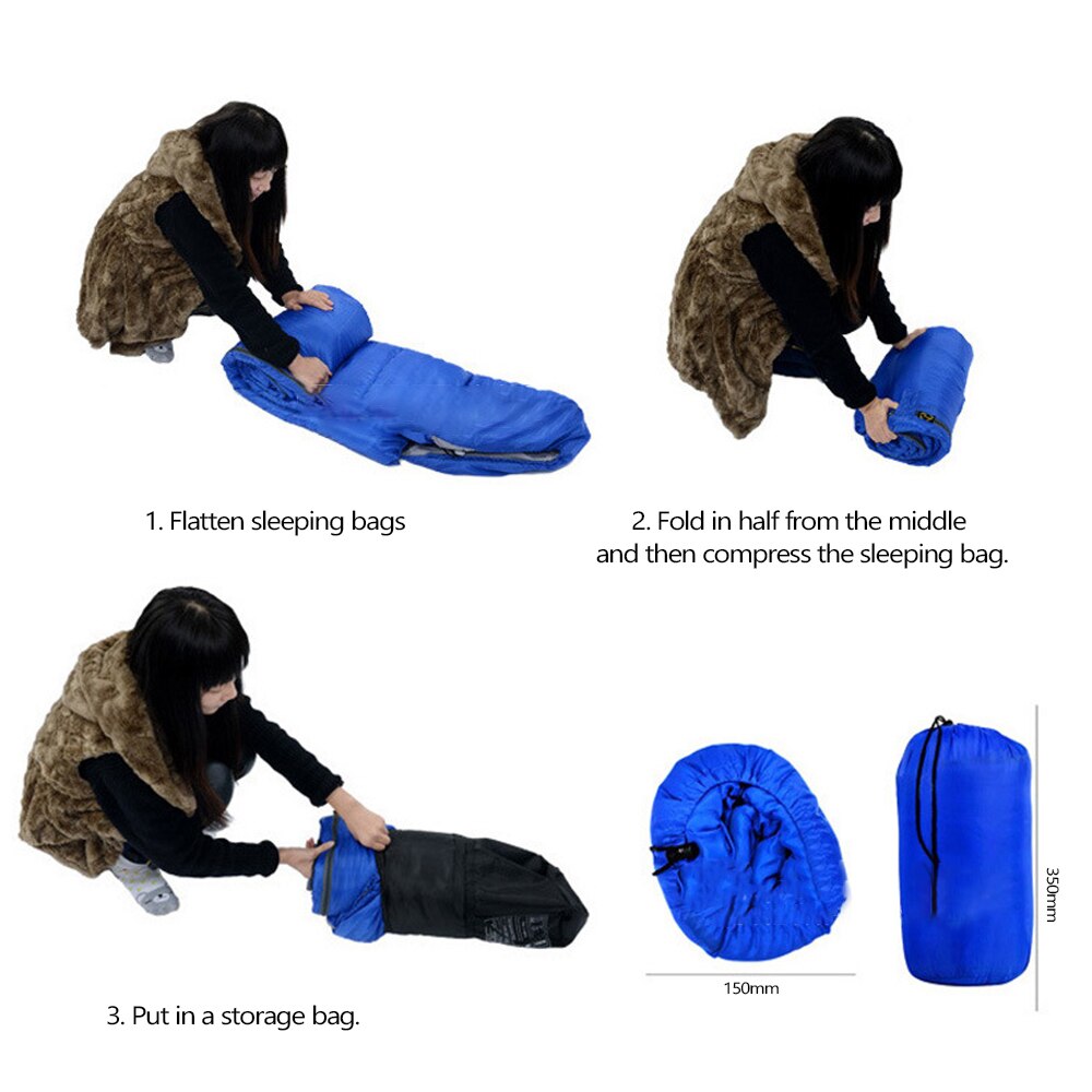 Camping Sleeping Bag Ultralight 4 Season Warm & Cold Envelope Backpacking Sleeping Bag for Outdoor Traveling Hiking Fishing