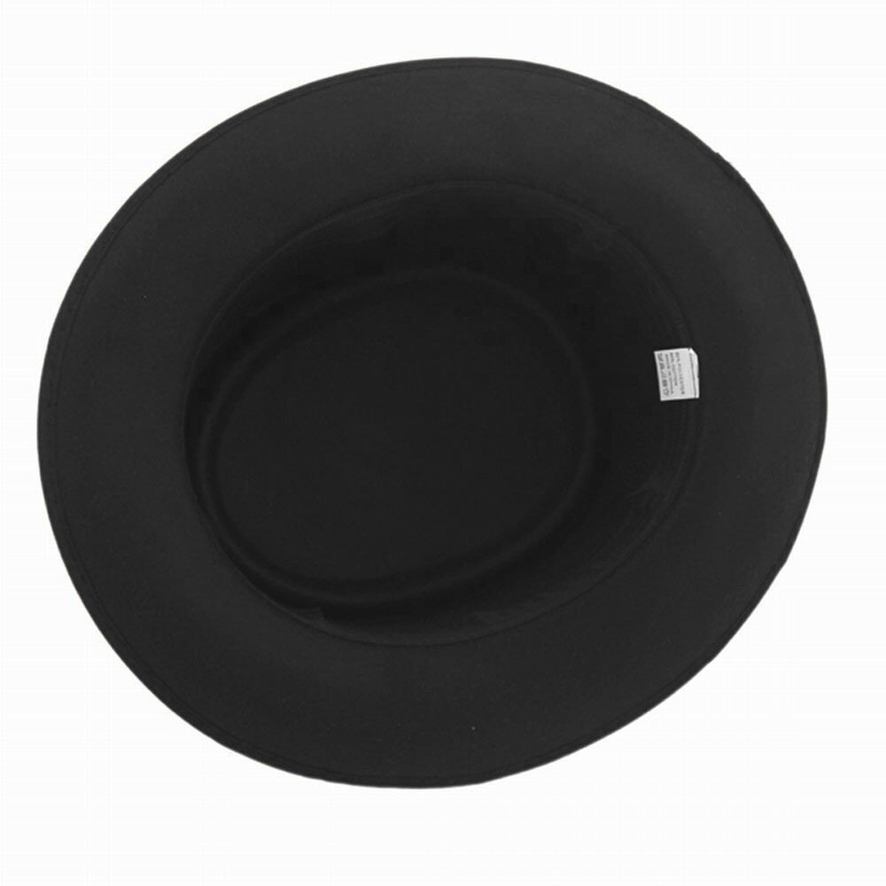 Chapeau plat en laine pour homme, chapeau Fedora, pour homme, papa, joueur, fascinateur, Trilby, église, taille 58cm