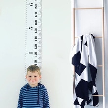 Rekvisitter trævæg hængende baby højde måle lineal væg klistermærke dekorative barn børn vækst diagram til soveværelse boligindretning
