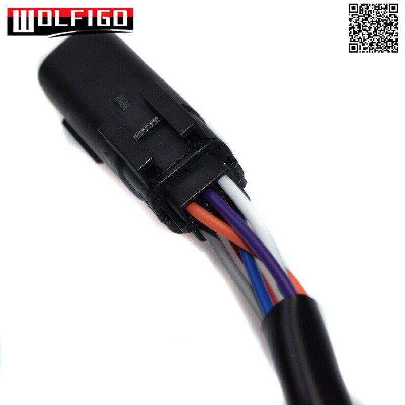 WOLFIGO 1PC / 2PCS O2 Oxygen Sensor Extension Wire Harness For Mustang s550 GT 5.0 24200-02,RI-1418-2H