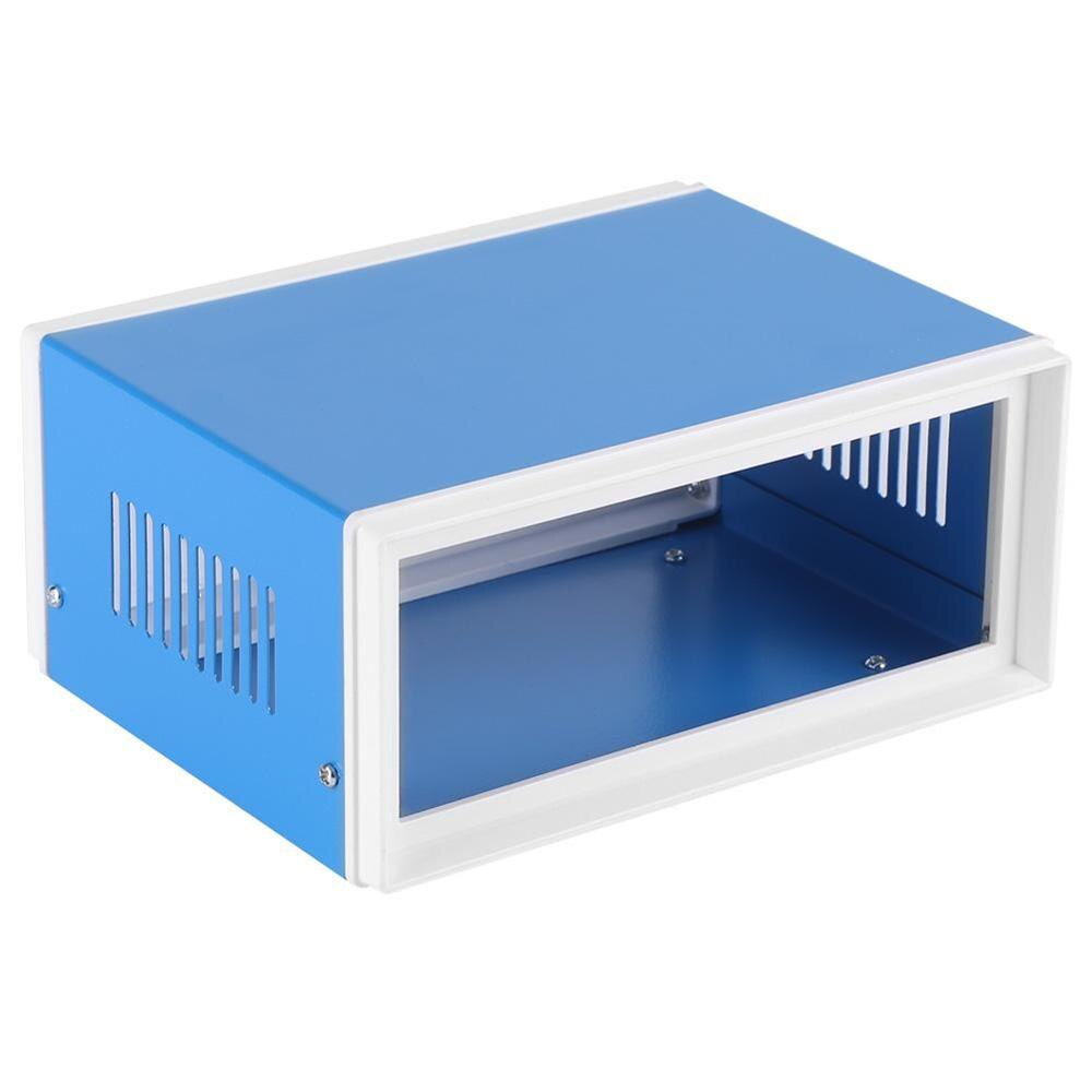 Metal Junction Box Enclosure Project Case DIY Junction Box Plastic Iron Housing Enclosure Electronic Project Blue 170x130x80mm