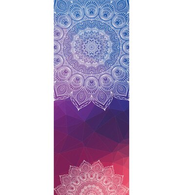 Klassieke Mandola Yoga Handdoek 183*65 Diamant Textuur Non Slip Draagbare Reizen Yoga Mat Handdoek Mat Cover Pilates Fitness yoga Deken: plum