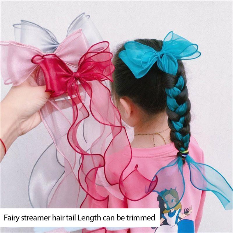 Lente Satijn Meisjes Boog Haar Band Trendy Lint Haarspeld Temperament Strik Dames Hoofddeksels Haaraccessoires Hoofddeksels