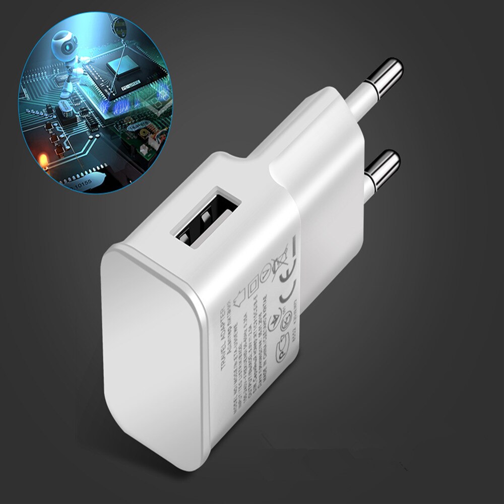 Universal 5V 2A EU Plug Adapter USB Wall Charger For Samsung iphone Xiaomi Mobile Phone Charger For ipad Travel AC Power Charger