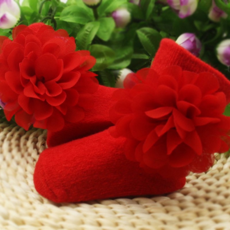 Hilittlekids 0-6 Mese bambini piccoli Neonati Caviglia Calzini E Calzettoni Del bambino Principessa Delle Ragazze Fiori Calzini E Calzettoni