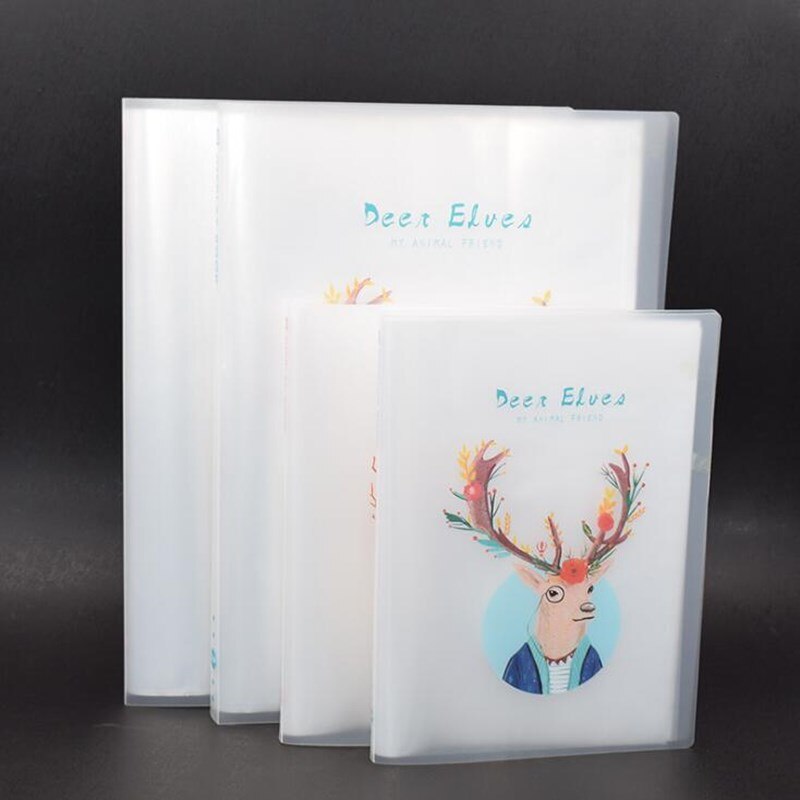 A3 Display Book 30 Pages Transparent Insert Folder Document Storage Bag for Bank Campus File Office Workplace Student