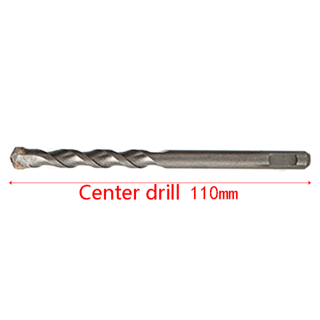 Sds Plus Elektrische Hammer Muur Holle Steen Beton Legering Geperforeerde Airconditioner Installatie Boren 30Mm-160Mm: drill 110mm