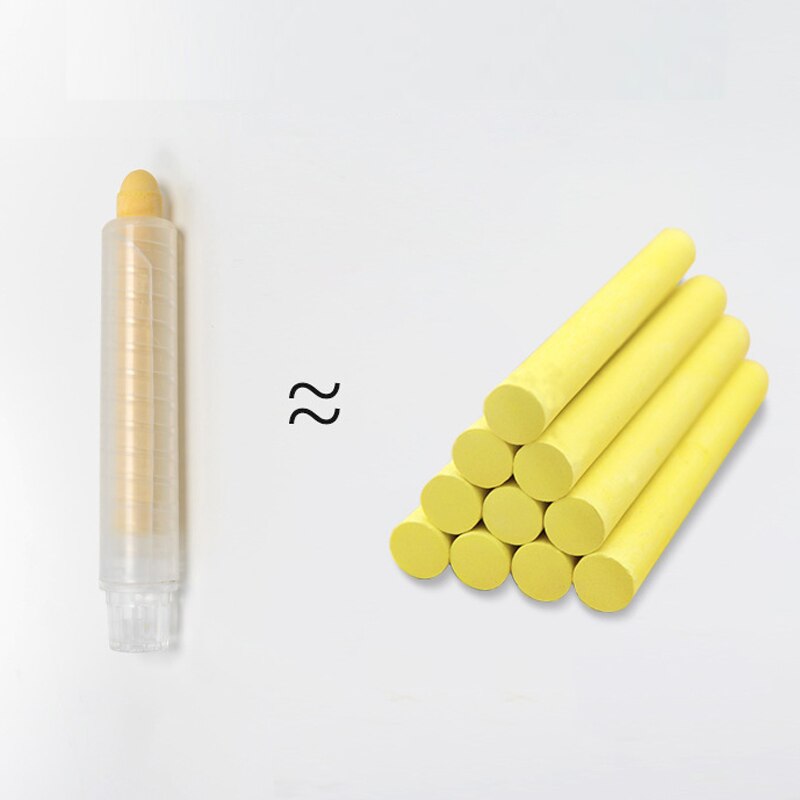 Nuevos 5 uds. Barras de tiza de colores sin polvo para escribir y dibujar, longitud de solubilidad en agua 80mm