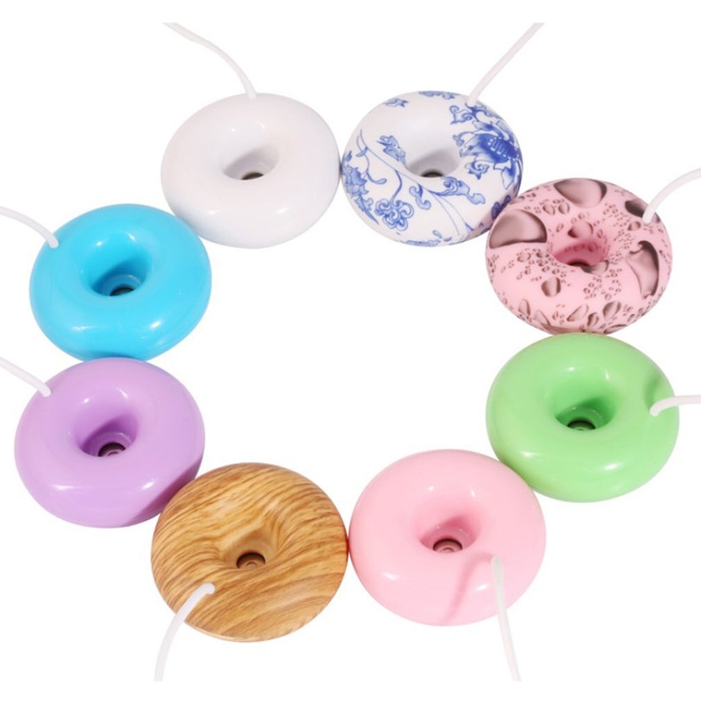 Donut Luchtbevochtiger Aroma Essentiële Olie Diffuser Mini Vocht Fogger Humidifi Usb Aangedreven Mini Spuit Thuis Verstuiver Aromatherapie