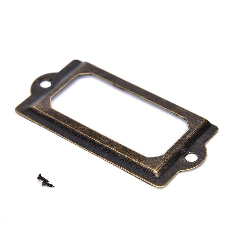 20Pcs 33*70Mm Kast Label Tag Sieraden Doos Kast Lade Frames Bestand Kaarthouder Bestand Lade Tags