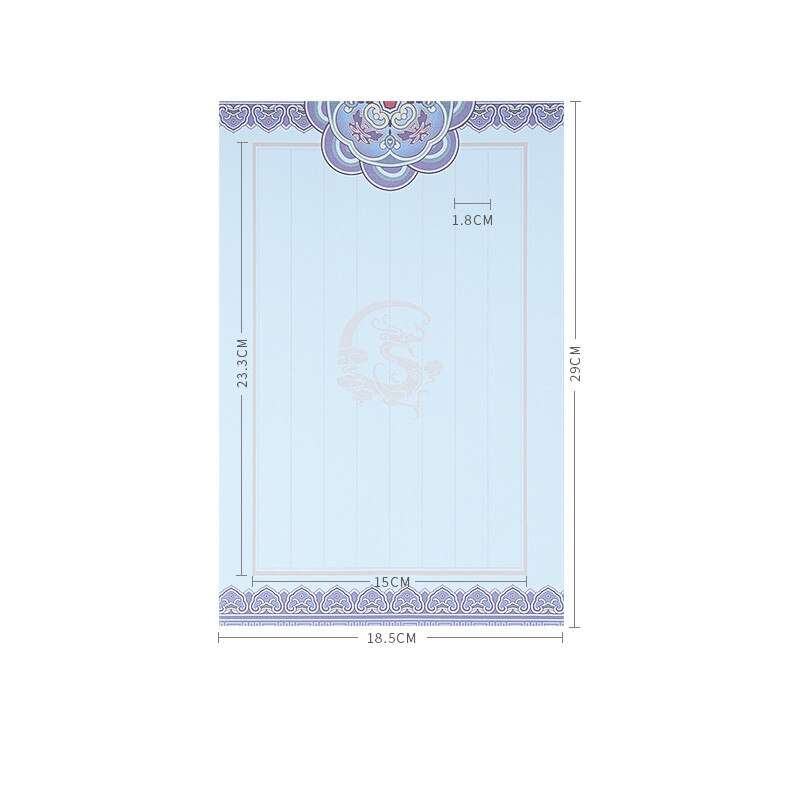 20 ark små handgjorda kinesisk kalligrafi pappersfiber halvmogna xuan papper brevpapper hantverk brevpapper 18.5*29cm: B