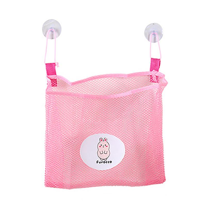 Bath Toy Holder 14x20 Inch, Mesh Bathtub Toy Storage Basket, Kids Bath Net, Tub Holder Bag, Toddler Shower Caddy Hanging Bucket Bin, Baby Bathroom Organizer With 2 Suction Cups, 2 Adhesive