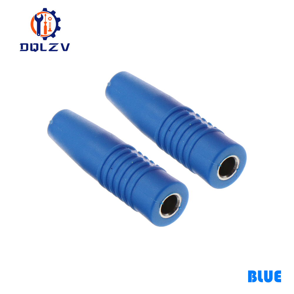 4mm bananenstecker, isolierte buchsen, lötanschluss, messing: Blau / Unter 5 stück