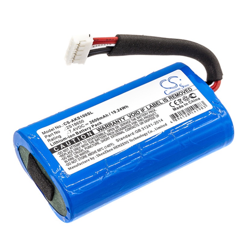 Batterij voor Anker SoundCore Boost Speaker Li-Polymeer Oplaadbare Accumulator Pack Vervanging 2S18650 7.4V 2600mAh