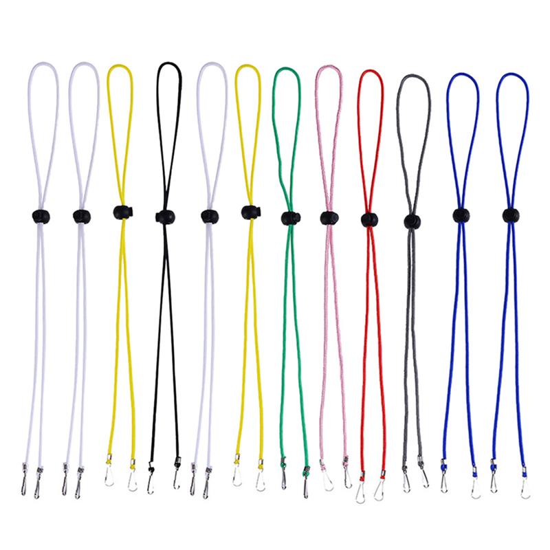 12 Pcs Face Mask Holder Rop Mask Holder Adjustable Length Face Mask Lanyard Convenient Safety Hanger Hanging Hook Rop