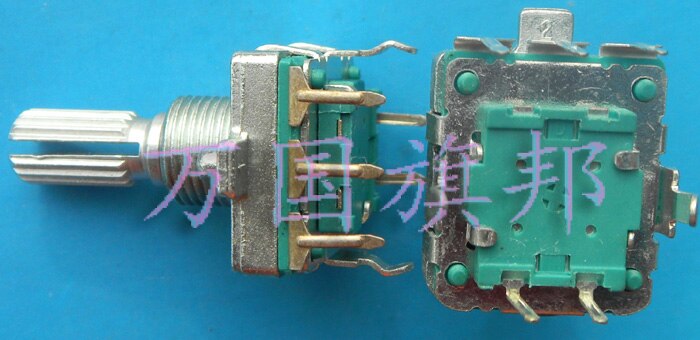 .rotary encoder  ec16 digitalt potentiometer 20 mm rund akselafbryder