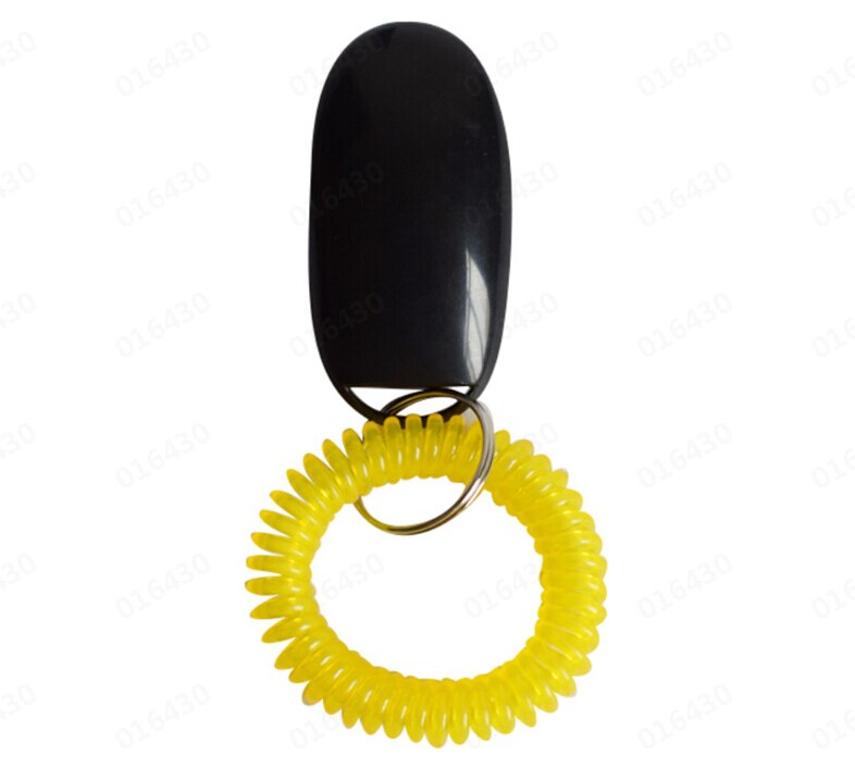 Accessoires Kat Hond Training Clicker Draagbare Hond Knop Clicker Geluid Trainer Pet Trein Tool Wrist Strap Sleutelhanger Accessoire: A