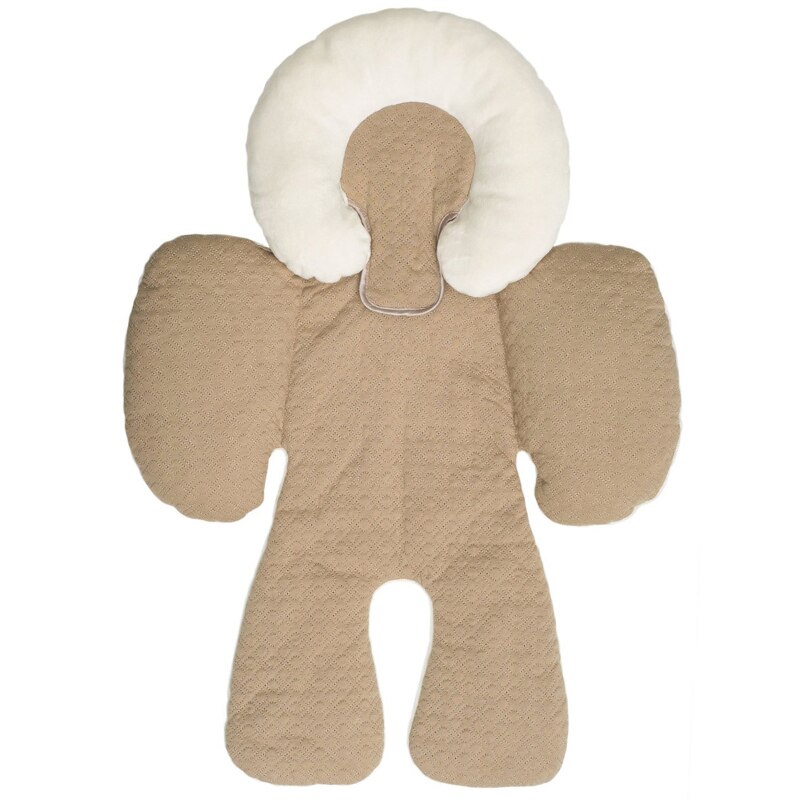 Winter Baumwolle Baby Kinderwagen Sitzkissen Verdicken Pad Matratze Sanft Kinderwagen Zubehör Schlaf Korb Stuhl Kissen für Neugeborene: khaki