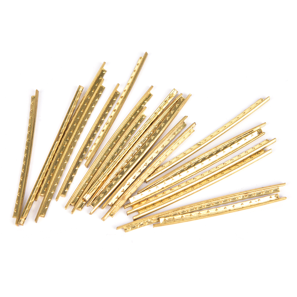 20 Griffbrett bünde Breite 2,0mm Akustik gitarren bünde für klassische Akustik gitarren bügel Kupfer