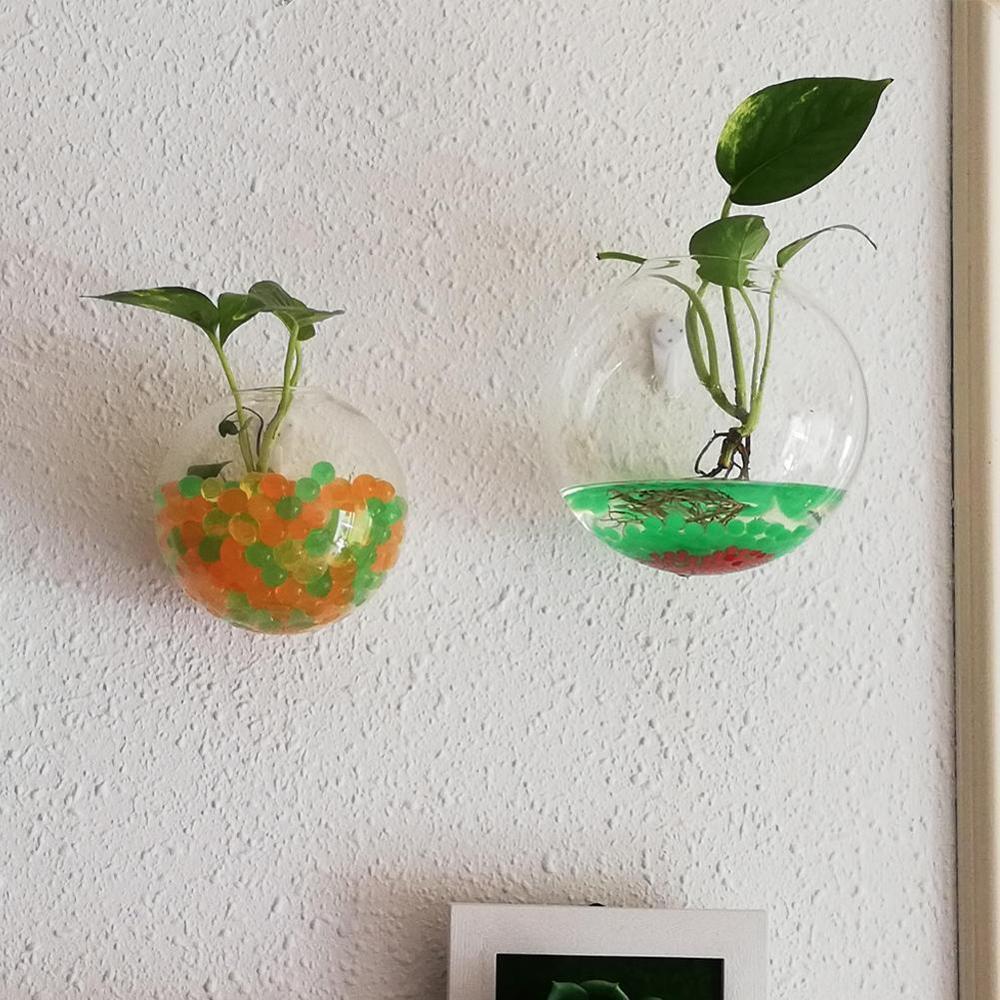 Pot Plant Wall Hanging Fish Bowl Aquarium Tank Aquatic Pet Supplies Pet Products Wall Mount Fish Tank Home Decoration