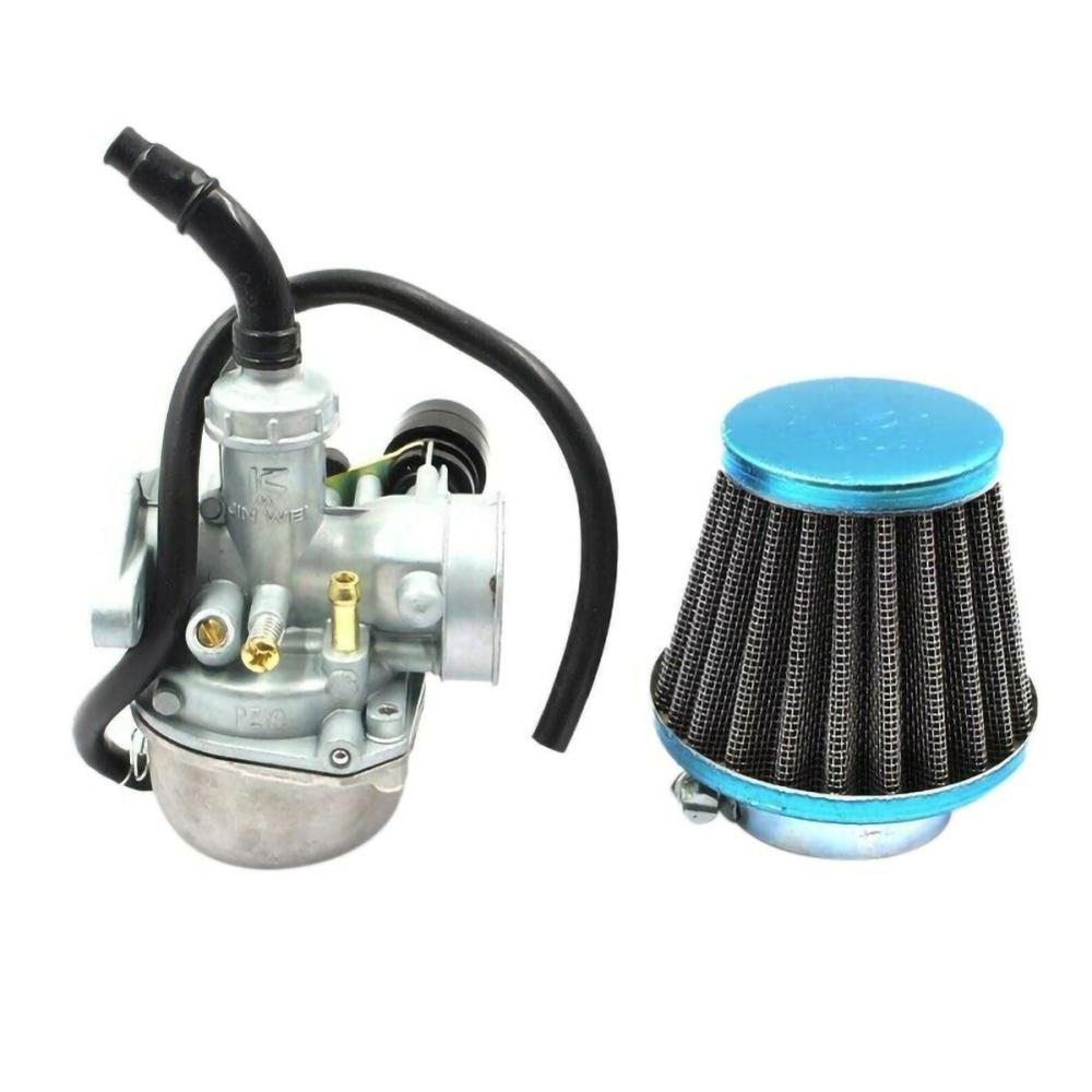 Carburador de motocicleta PZ19 Carb 50cc 70 90 110 125cc ATV Dirt Bike Go Kart Carburador para Moto de carreras con filtro de aire