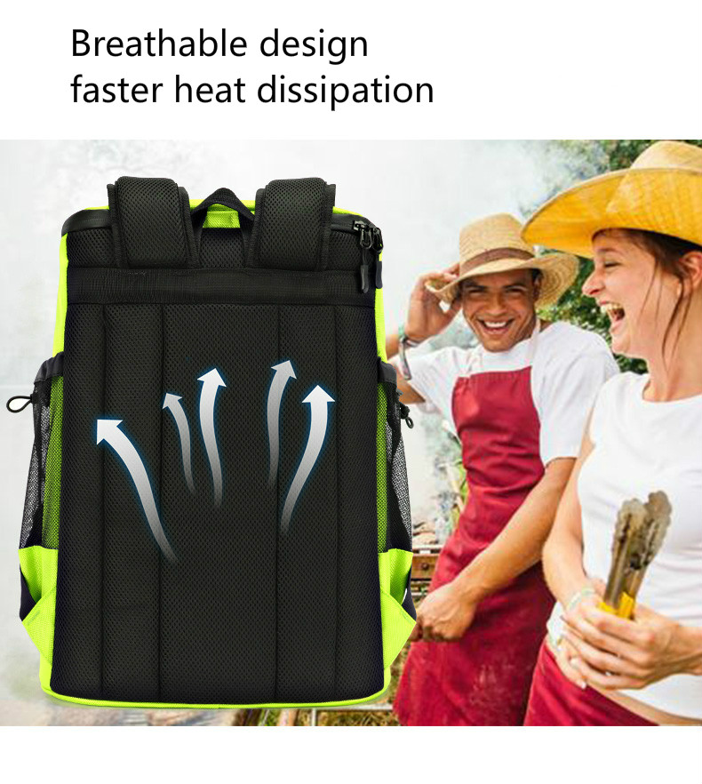 DENUONISS-bolsa térmica de viaje para cerveza, nevera fresca con aislamiento de 33L, para playa, Picnic