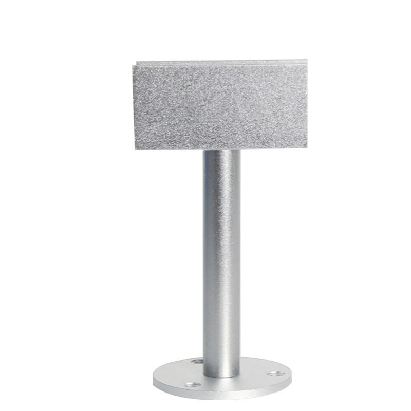 Aluminum Alloy Combination Glass Clamp Support Bracket Feet Holder Partition Leg Hotel Bathroom Household Hardware