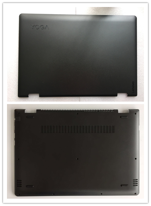 Original laptop Lenovo Yoga 510 14 Yoga 510-14isk Lcd Rear Lid Cover base cover case black: black AD