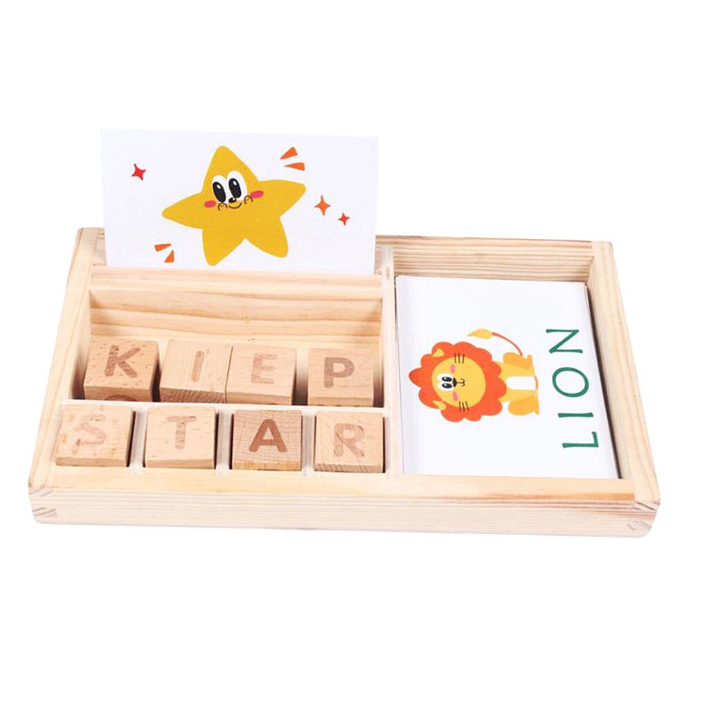 See And Spell Learning Toy Puzzle Educational Games, Matching Preschool Educational Toys