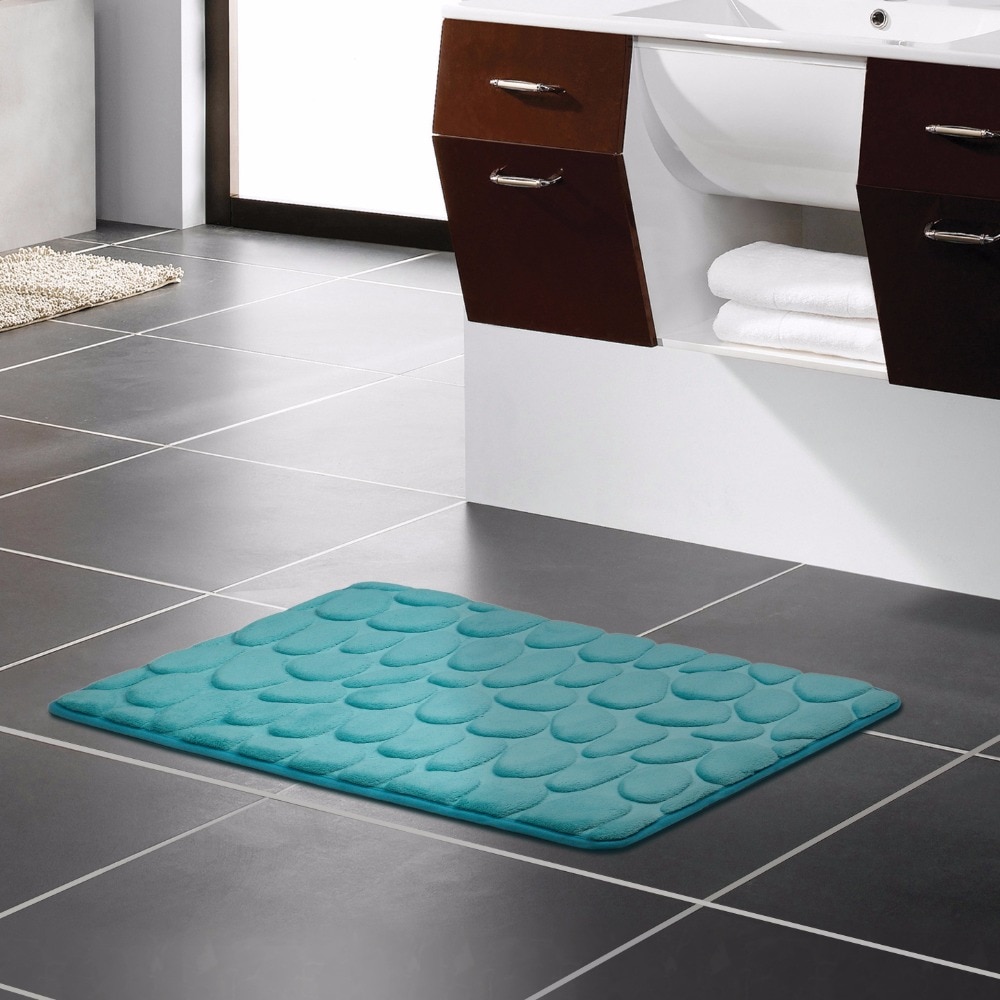 3D Steen badkamer mat 40*60 cm Foam Geheugen Matten badkamer tapijt Voor Vloer Badmat Antislip tapijt Deurmat tapete banheiro YH-S-002