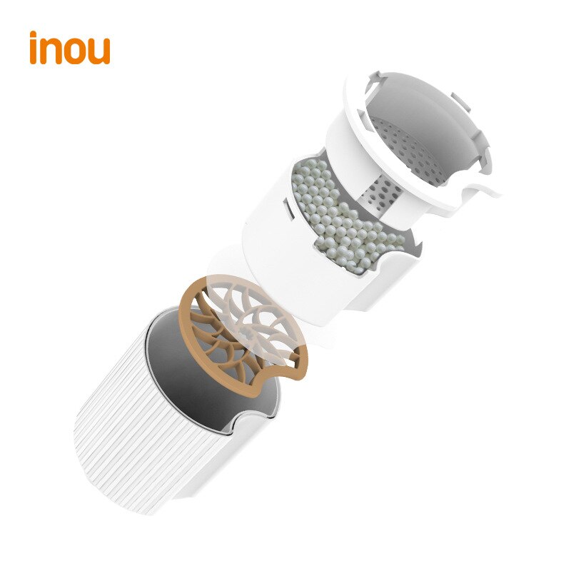 inou Double Wall Glass Water Bottle With Alkaline Water Ionizer Heat Resistant Travel Car Office Drinking Bottles