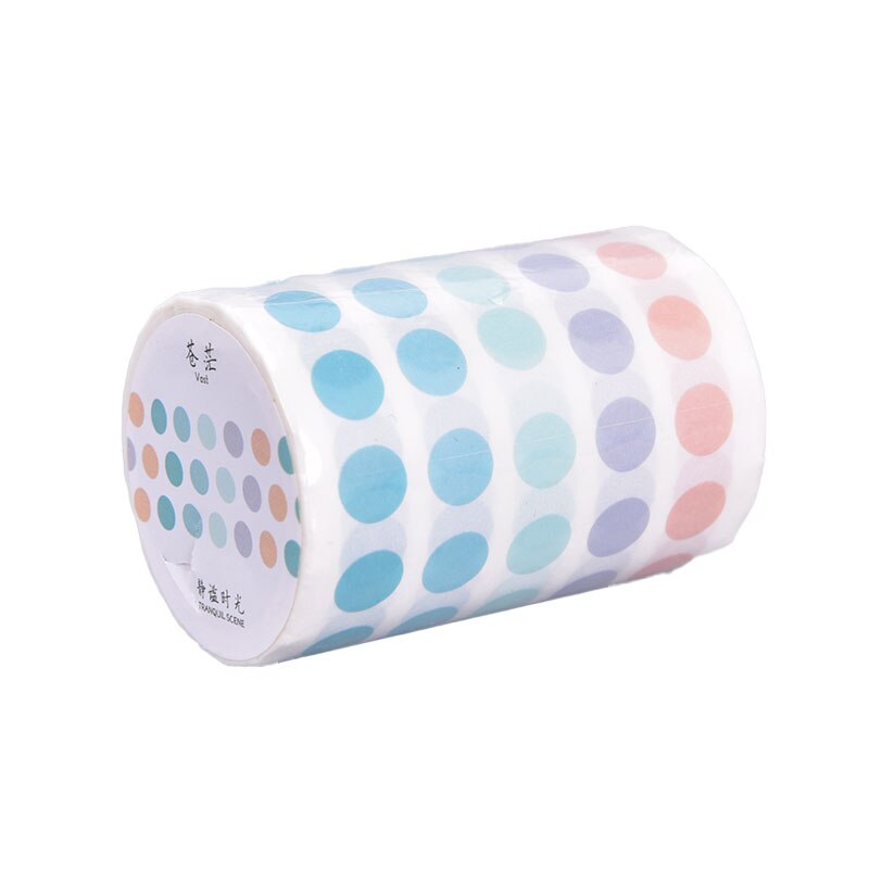 DIY Decoration Basic Material Stickers Base Element Dot Decorative Adhesive Tape Dot Masking Tape DIY Sticker Label: C