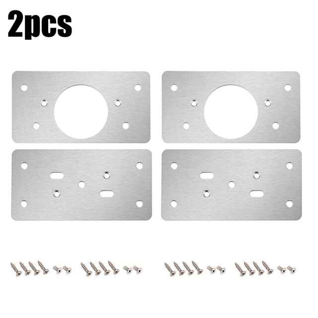 Hinge Repair Plate For Cabinet Furniture Drawer Stainless Steel Door Panels Table Base Hinge Cup Repair Board Fix Bracket: 2PCS