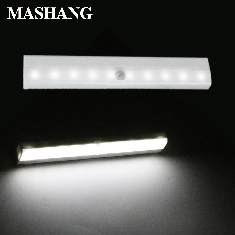 LED veilleuse induction applique sans fil lumière de secours capteur de mouvement portable 10 LED s cuisine chambre induction lampe