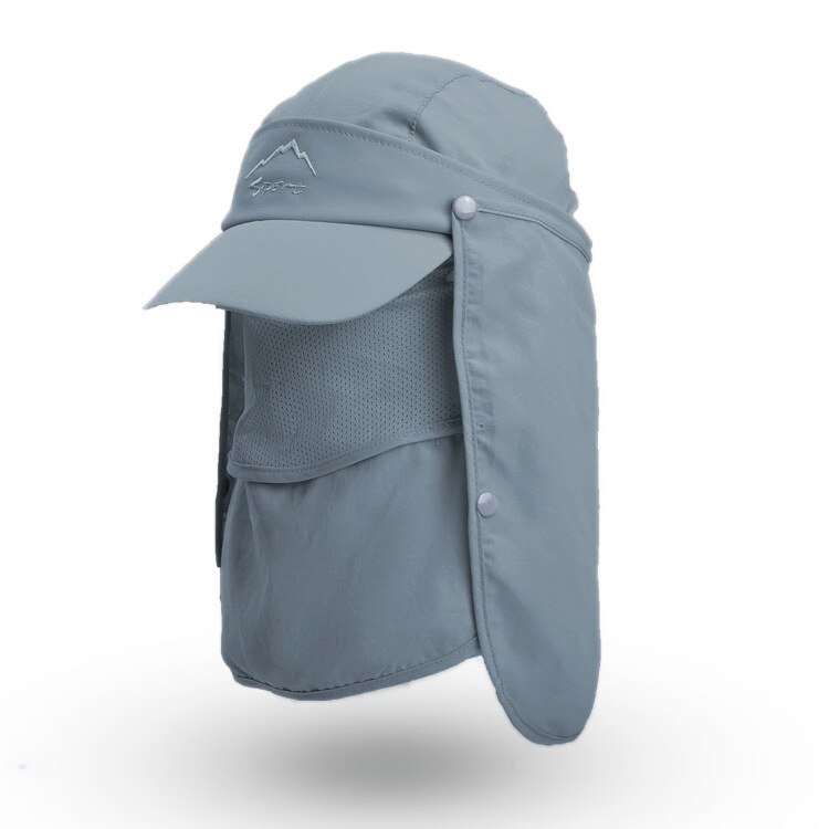 Gorra de pesca al aire libre para hombre, gorra de béisbol de secado rápido, anti ultravioleta, protector solar: Lavanda