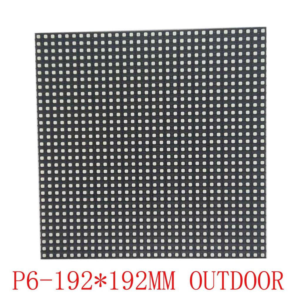 Smd Outdoor Led Display P6 Rgb Led Matrix Led Scherm Module Board 32*32 Pixels Hoge Resolutie 1/8 Scan led Teken Led Display