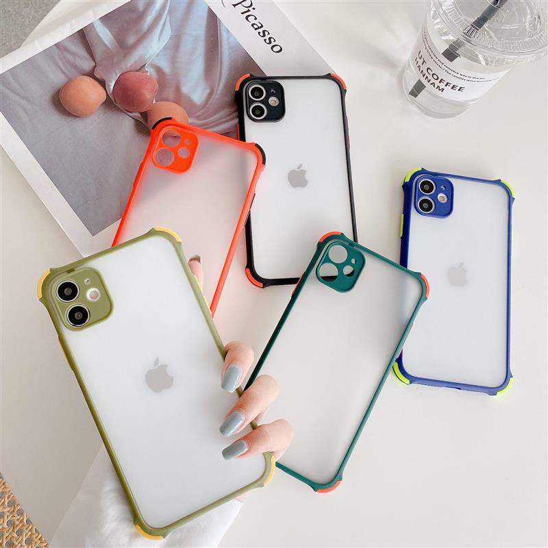 Telefoon Case Voor Xiaomi Redmi Note K20 9T 7 Pro Anti-Val Shockproof Matte Transparante Snoep Kleuren Soft tpu Silicone Case Cover