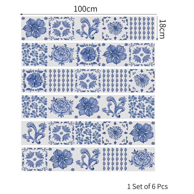 Self-adhesive Innovative Staircase Stickers Living Room DIY Pink Woods Wall Stickers Sticker Floor Against Stairs Steps Funlife