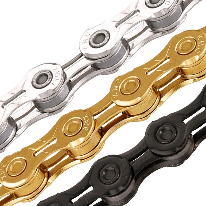 Original Boxed KMC Kette 8/9/10/11/12 Geschwindigkeit Kette X8 X9 X10 X11 X12 Z 8,3 X9L X11EL X11SL Gold/Silber MTB Rennrad Kette
