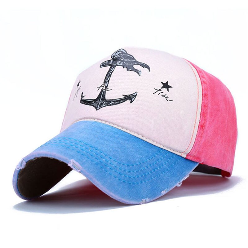 Viehätys puu kesä ankkuri kuvio snapback baseball-lippis miesten aurinkovarjo urheiluhattu naiset rento urheilun puolestapuhuja aurinkosuoja lippalakit  jc201