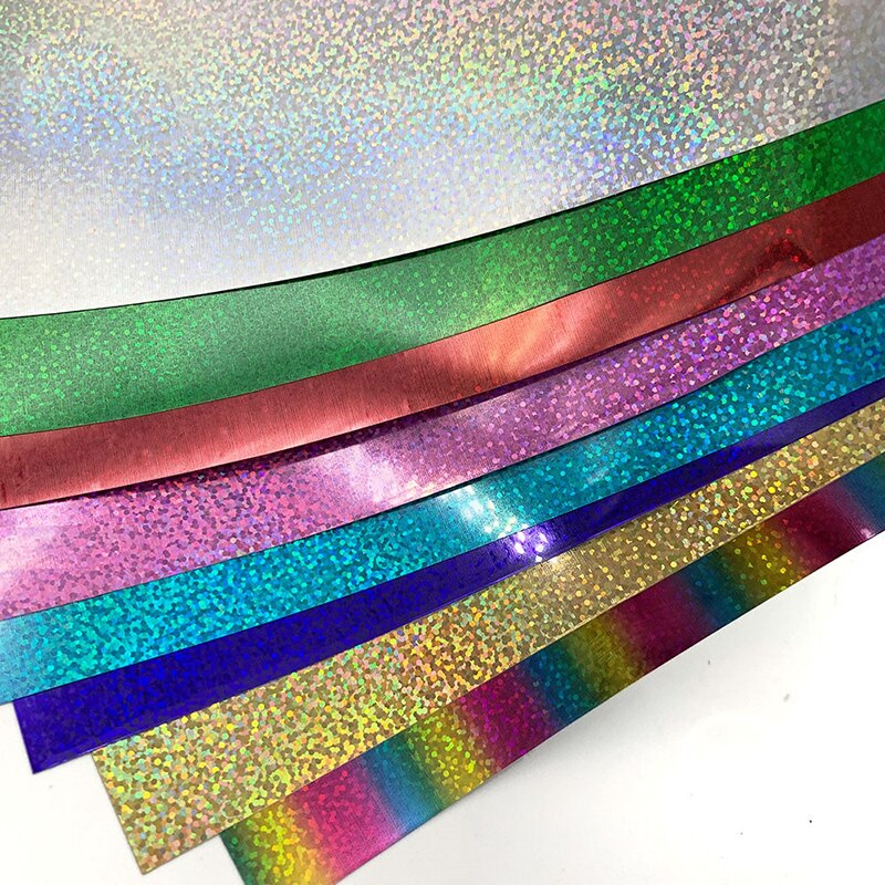 8Colors Vinyl Sticker HTV Press Ironing Fabric Adhesive vinyl Heat Transfer Vinyl Art Sheet Craft