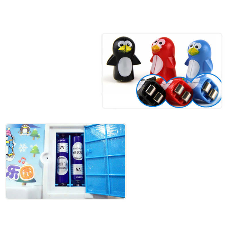 Grappige Pinguïn Traplopen Muziek Speelgoed Voor Kinderen Ouder-kind Puzzel Penguin Slide Interactief Speelgoed Elektrische Motorwagen Muziek