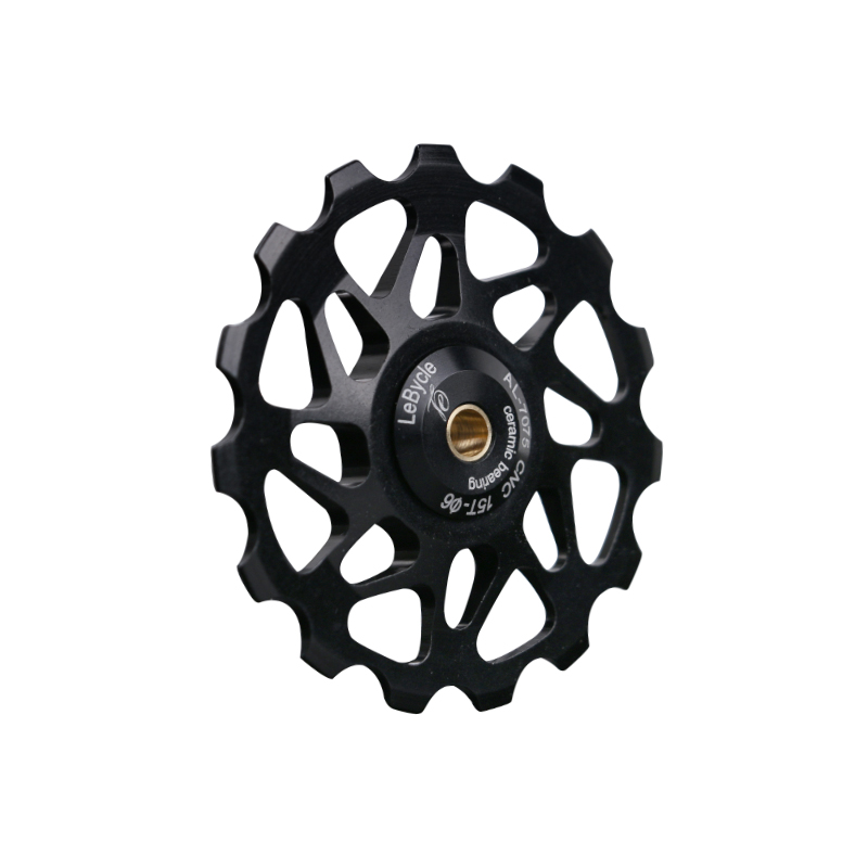 15 T Bike Achterderailleur Pulley MTB roller Idler Road fiets Keramische lager 7005 Aluminiumlegering Wiel fietsen Onderdelen accessor