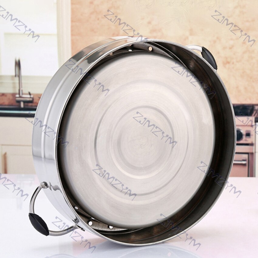 3 Layers Electric Steamer Cooker 28/30/32cm Stainless Steel Steamer Commercial Steaming Pot Multi-function Food Steamer Boiler