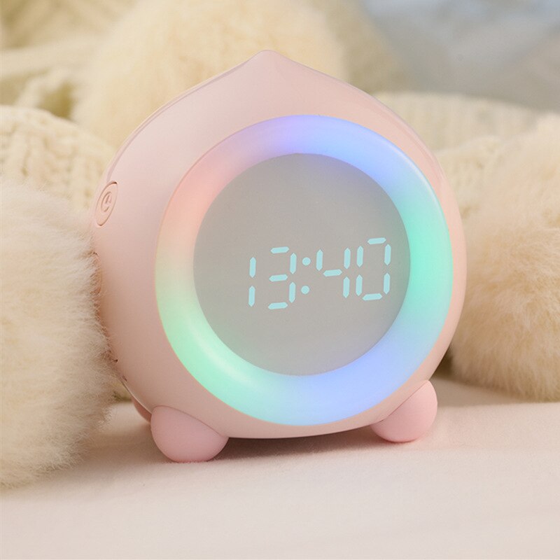 Smart Alarm Clock Light Smart Charging Timed Sleep Night Light Alarm Clock LED Bluetooth Audio Light
